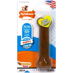Nylabone Just for Puppies Teething Chew Classic Bone Chicken, 1ea/Medium/Wolf  Up To 35 Lbs. 1 ct