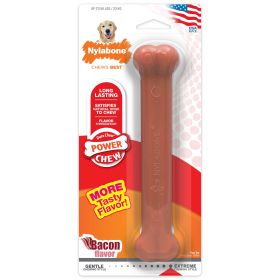 Nylabone Power Chew Dog Toy Bacon, 1ea/Large/Giant  Up To 50 Lbs. 1 ct