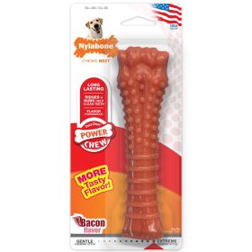 Nylabone Power Chew Dog Toy Bacon, 1ea/XL/Souper  50 Lbs. 1 ct