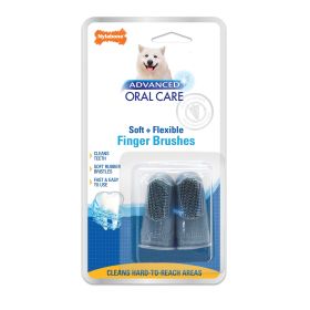 Nylabone Advanced Oral Care Finger Brush 2 Count, 1ea/2 ct