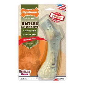 Nylabone Power Chew Antler Dog Chew Alternative Venison, 1ea/Large/Giant  Up To 50 Lbs. 1 ct