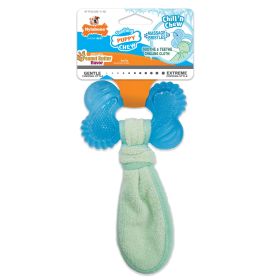 Nylabone Puppy Chew Freezer Dog Toy Peanut Butter, 1ea/SMall/Regular  Up To 25 Ibs. 1 ct