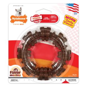 Nylabone Power Chew Textured Dog Ring Toy Flavor Medley, 1ea/SMall/Regular  Up To 25 Ibs. 1 ct