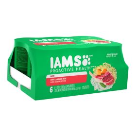 IAMS Proactive Health PatÃ© Adult Wet Dog Food Pate w/Lamb & Rice 13oz 6pk