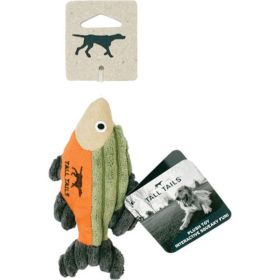 Tall Tails Dog Plush Squeaker Fish 5 Inches