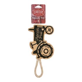 Territory Dog Natural Leather Tug Tractor 13.5 Inch