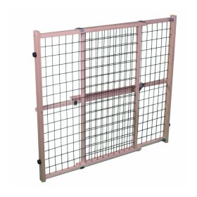 North States Wire Mesh Petgate Extra-Wide Natural Finish 1ea/32 in