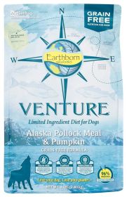 Earthborn Holistic Venture L.I.D. Grain Free Dry Dog Food Pollock & Pumpkin 1ea/4 lb