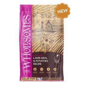 Wholesomes Grain Free Dry Dog Food Lamb Meal & Potatoes 35lb