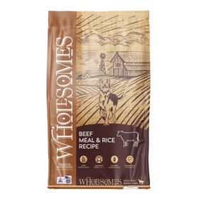 Wholesomes Dry Dog Food Beef Meal & Rice 40lb