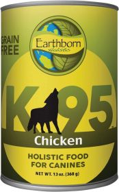 Earthborn Holistic Grain Free K95 Meat Protein Wet Dog Food Chicken 13oz