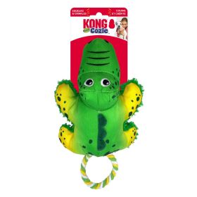 KONG Cozie Tuggz Dog Toy Alligator 1ea/SM/MD