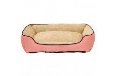 DMC Box Faux Linen Dog Bed Multicolor 1ea/27 By 36 in