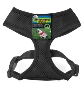 Four Paws Comfort Control Harness For Dogs Black, 1ea/Large 1 ct