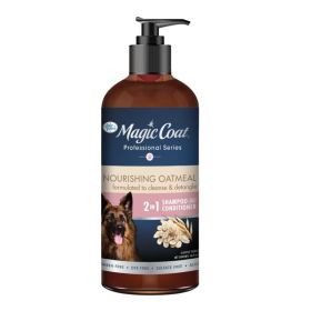 Four Paws Magic Coat Professional Series Nourishing Oatmeal 2in1 Detangling Dog Shampoo and Conditioner Almond Vanilla, 1ea/16 oz 1 ct