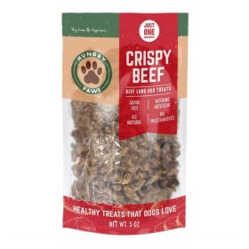 Hungry Paws Crispy Bites Beef Lung 5oz.