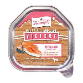 Victory Wet Cup Dog Food Salmon 3.5oz. (Case of 15)