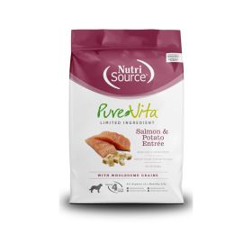 NutriSource PureVita LID Dry Dog Food Salmon & Potato EntrÃ©e 25lb