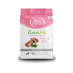 NutriSource PureVita LID Grain Free Dry Dog Food Salmon & Peas EntrÃ©e 25lb