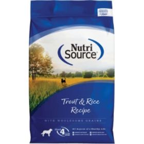 NutriSource Dry Dog Food Trout & Rice 4lb