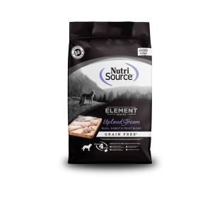 NutriSource Element Series Grain Free Dry Dog Food Upland Stream 12lb