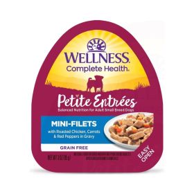 Wellness Complete Health Petite EntrÃ©es Mini Fillet Roast Chicken Carrot Red Pepper 3oz. (Case of 12)