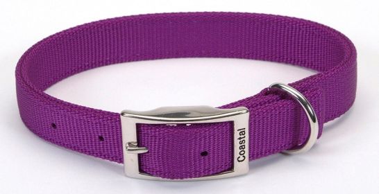 Coastal Double-Ply Nylon Collar Purple 1X22In