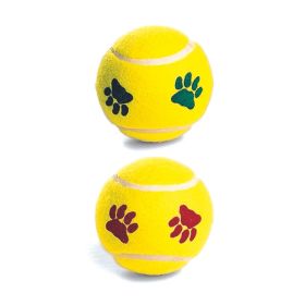 Spot 2.5â€ Paw Print Tennis Balls 2-pack