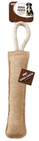 Dura-Fused Leather Retriever Dog Toy Brown, White 1ea/15 in