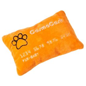 Ethical Products Cosmo Credit Card Plush Dog Toy 6 in Assorted