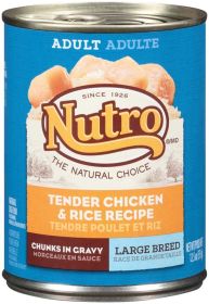 Nutro Products Large Breed Adult Wet Dog Food Chunky Chicken & Turkey Stew 12.5oz  (Case of 12)