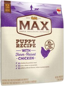 Nutro Products Max Puppy Dry Dog Food Farm-Raised Chicken 12lb