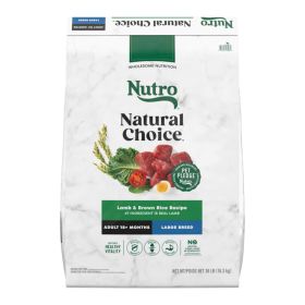 Nutro Products Natural Choice Large Breed Adult Dry Dog Food Lamb & Brown Rice 36lb