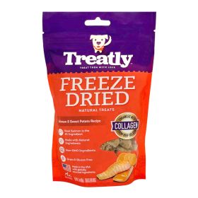 Treatly Freeze Dried Dog Treats Salmon & Sweet Potato, 1ea/3oz.