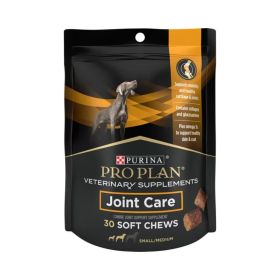 Purina Pro Plan Veterinary Diets Joint Supplement for Dogs, Hip & Joint Soft Chews for Small Dogs, 30 count
