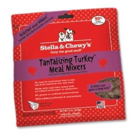 Stella And Chewys Freeze Dried Dog Food Mixers Turkey 8oz.