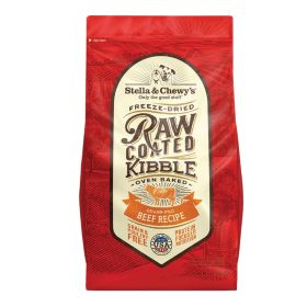 Stella & Chewys Dog Kibble - Raw Coated Beef 3.5Lbs