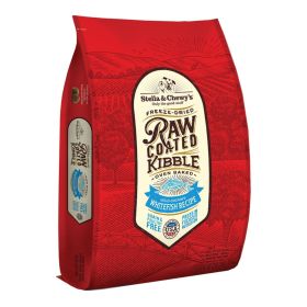 Stella & Chewys Dog Kibble - Raw Coated Whitefish 22Lbs