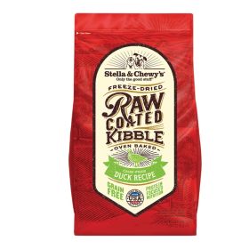 Stella & Chewys Dog Kibble - Raw Coated Cage -Free Duck Recipe 3.5Lbs