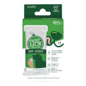 Vetality Twist & Lick Hip & Joint Supplement Beef 2.3oz.
