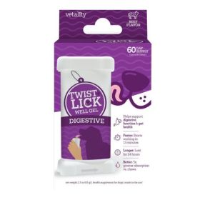 Vetality Twist & Lick Digestive Health Supplement Beef 2.3oz.