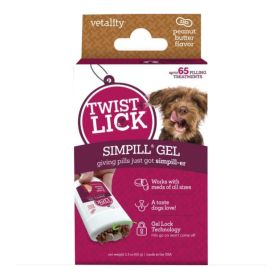 Vetality Twist & Lick Simpill Peanut Butter 2.3oz.