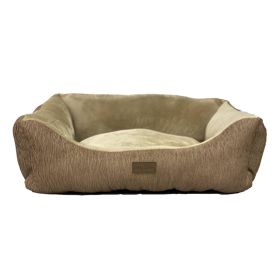 Ethical Pet Sleep Zone Wood Grain Stepin 26" Taupe