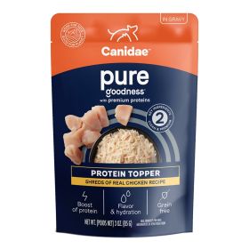 CANIDAE PURE Goodness Protein Topper for Dogs Shredded Chicken in Gravy 3oz