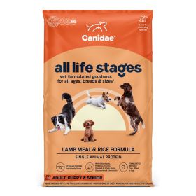 CANIDAE All Life Stages Dry Dog Food Lamb Meal & Rice 5lb
