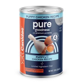CANIDAE PURE Goodness Grain-Free LID Canned Puppy Food Chicken 13oz