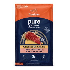 CANIDAE PURE Goodness w/Wholesome Grains Dry Dog Food Beef & Barley 22lb