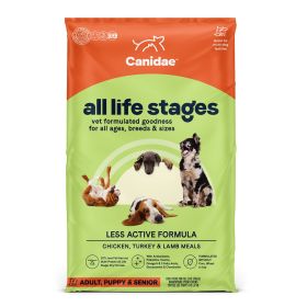 CANIDAE All Life Stages Less Active Dry Dog Food Chicken, Turkey & Lamb 5lb