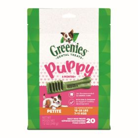 Greenies Puppy 6 Months Dog Dental Treats Teenie, 1ea/6 oz