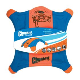 Chuckit! Flying Squirrel Dog Toy Blue/Orange 1ea/LG